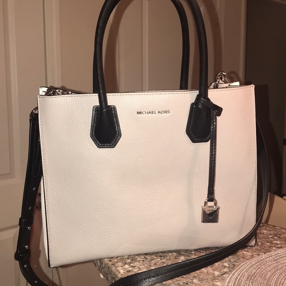 Michael Kors Mercer color block leather cross body
